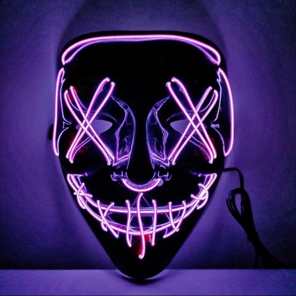 It’s Lit this Halloween with this Light Up Mask - Picture 2 of 11